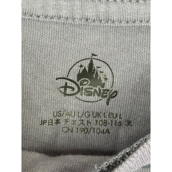 Disney Mickey Mouse Tutto Bene‎ Graphic T-Shirt Gray Short Sleeve Crewneck Tee - Picture 3 of 16